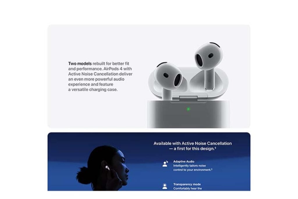 Apple AirPods 4 Wireless Earbuds