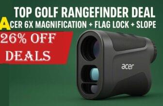 Deal Videos 1 🏆 Top Golf Rangefinder Deal: Acer 6X Magnification + Flag Lock + Slope – 26% OFF Today Only!