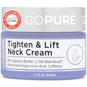 Dealsfig 22 31% Off goPure Tighten & Lift Neck Cream – Clinically Tested, Firms | 1.7oz $27.67